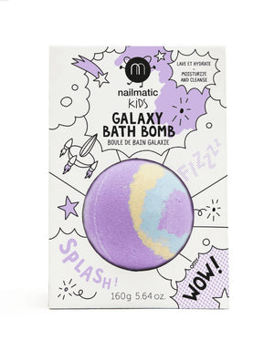 Nailmatic Kids Bath Bomb - Pulsar (Purple,Yellow,Blue)