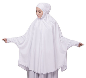 Zaahara Telekung Mini Denim with Sleeves