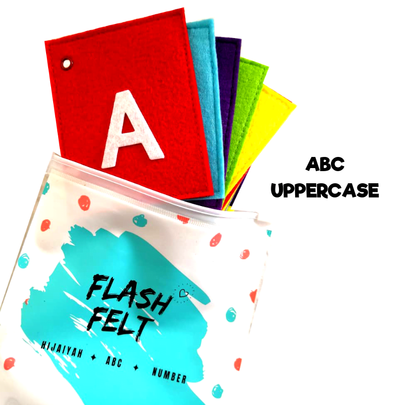 ABC Uppercase Set Flash Felt