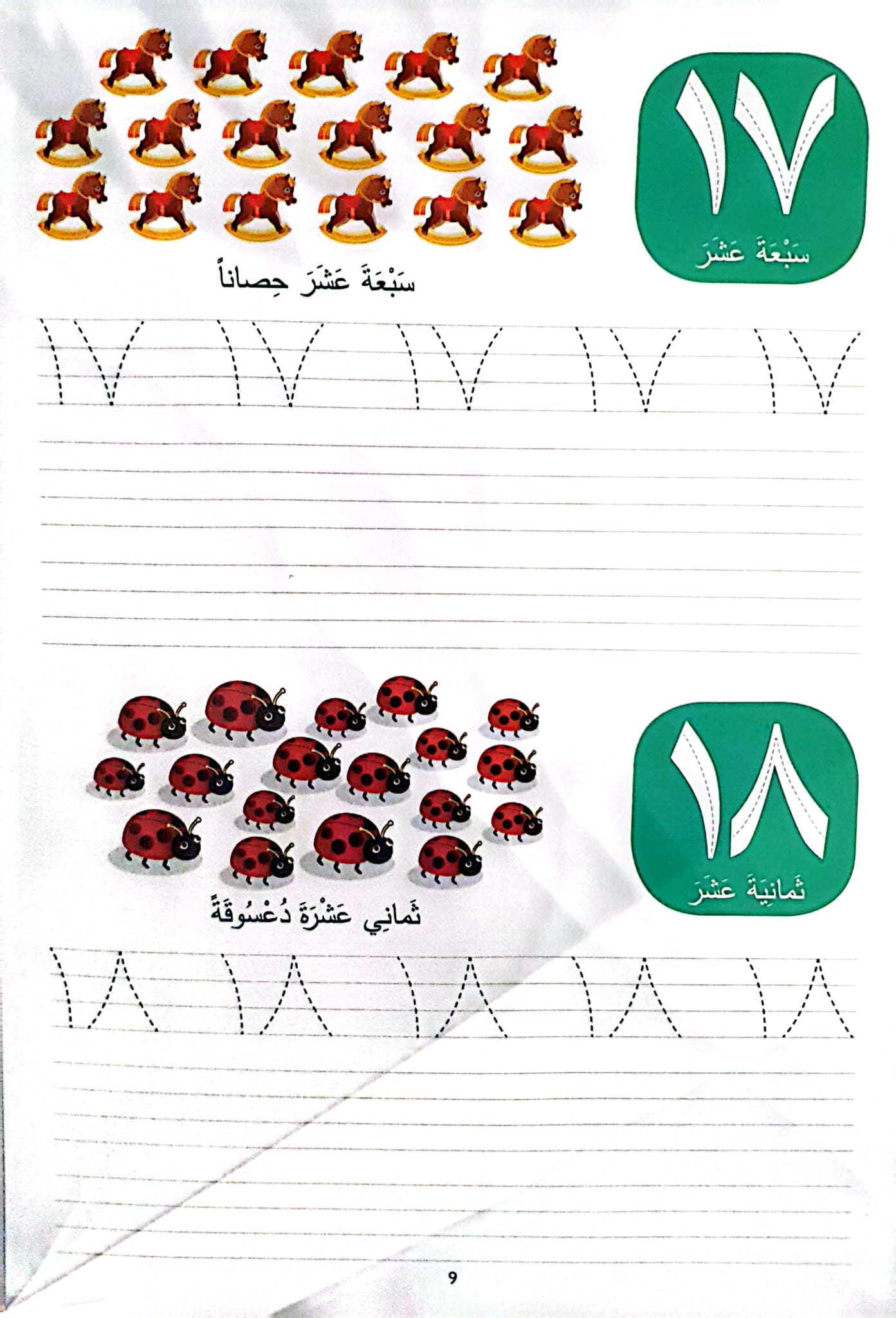 Fun with Arabic Numbers W/C (A3)