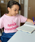Imanhood Kids T-Shirt - Seek Knowledge Pink