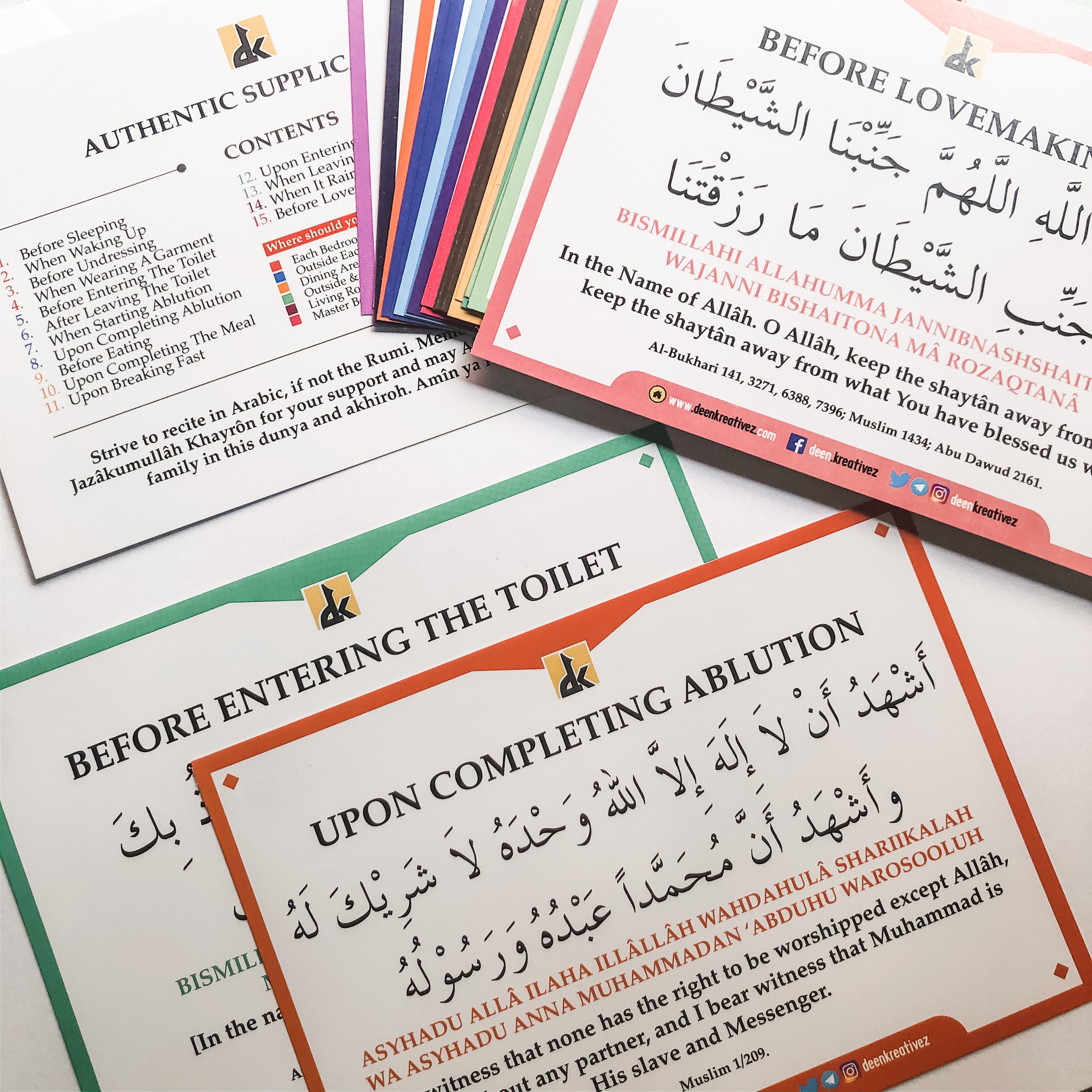 Doa Cards - Authentic Supplications Series 1 (A6)
