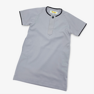 Toobaa Boys Rais Sterling Grey - Short Sleeve Jubah