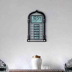 Digital Azan Wall/Table Clock - 5 Prayer Timing screen