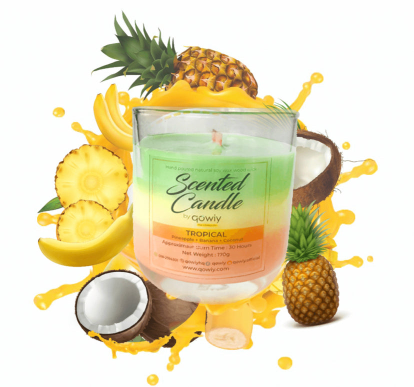 Scented Candle - Fruity Series (Tropical)