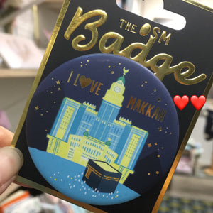I Love Makkah / Madinah Badges