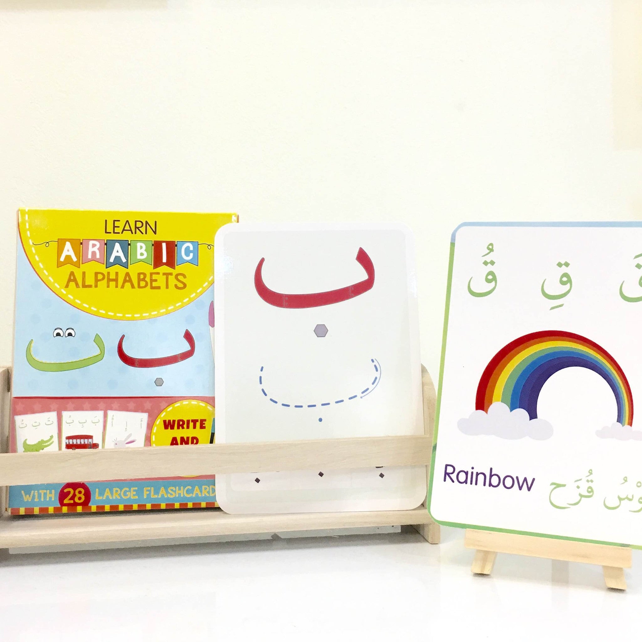 MUSLIMAZING - Learn Arabic Alphabet Flashcard - Write and Wipe