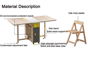 Foldable Extendable Table
