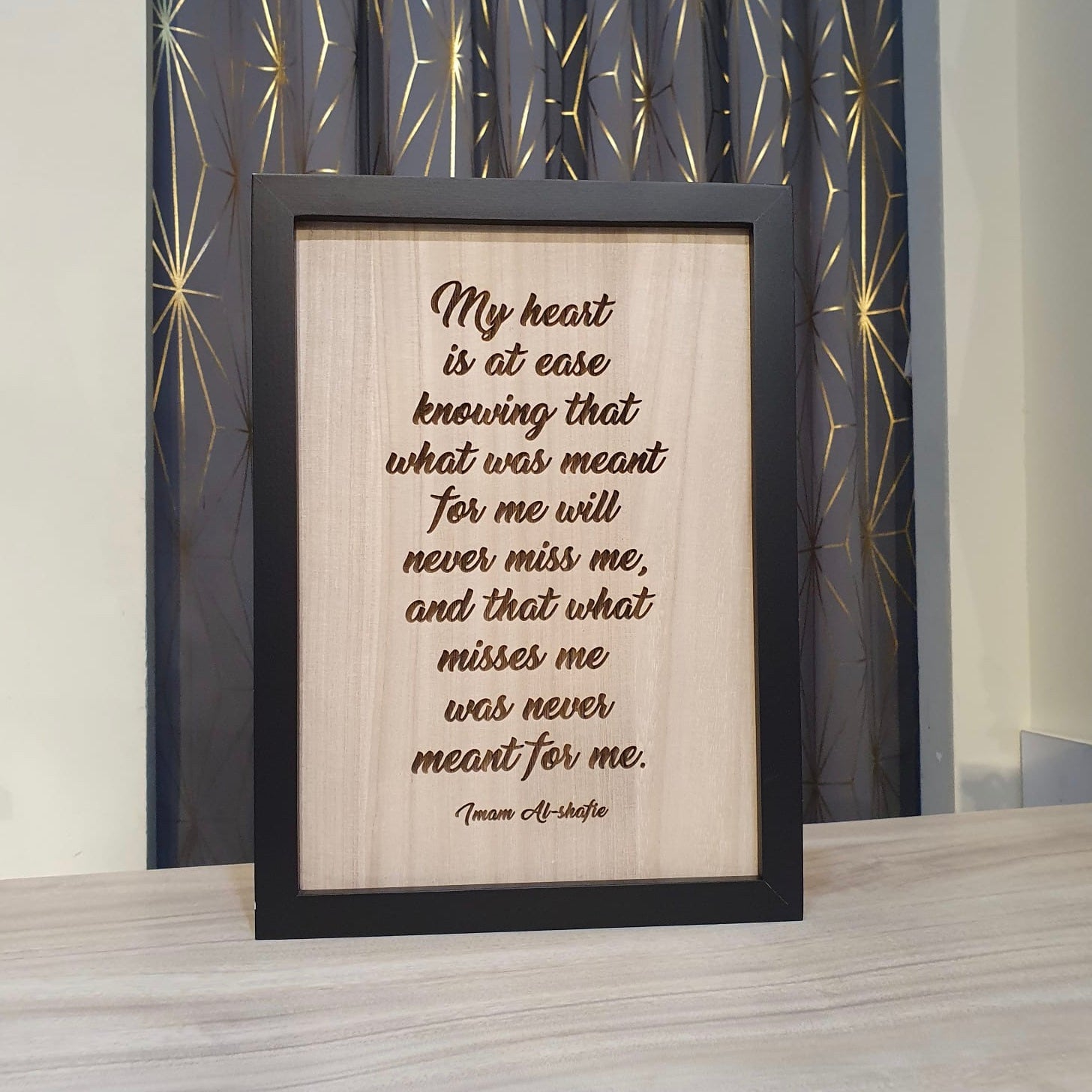 Medium Wood Frame - Meant for me