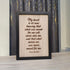 Medium Wood Frame - Meant for me