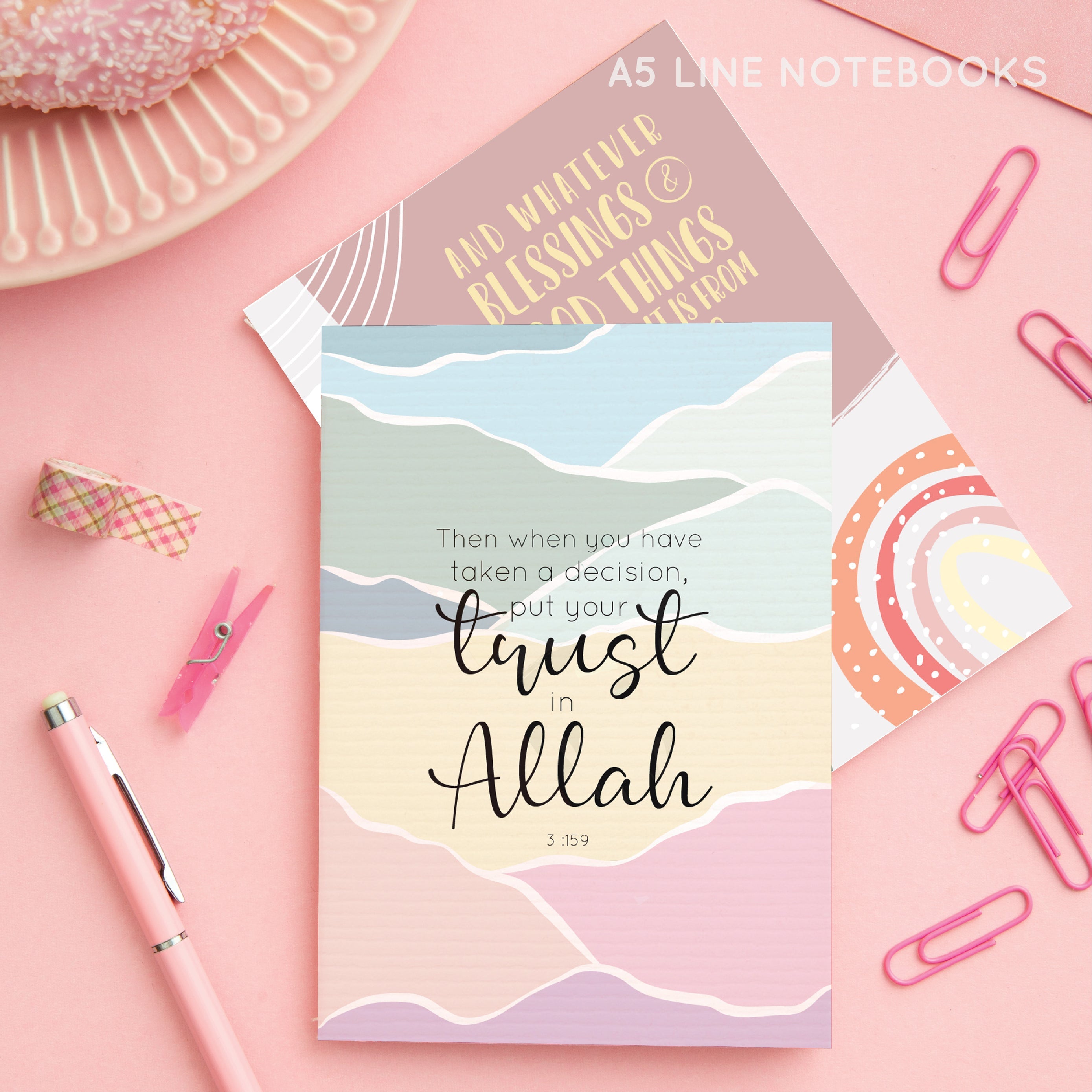 Islamic Notebook Grateful
