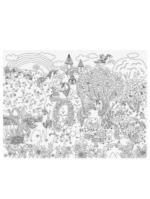 Giant Coloring Poster - Unicorn
