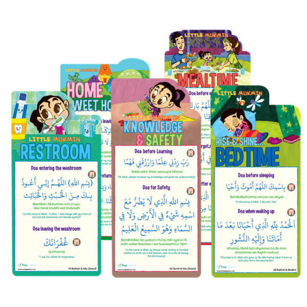 Little Mukmin Learning Tools - Set of 5 Doa Signages