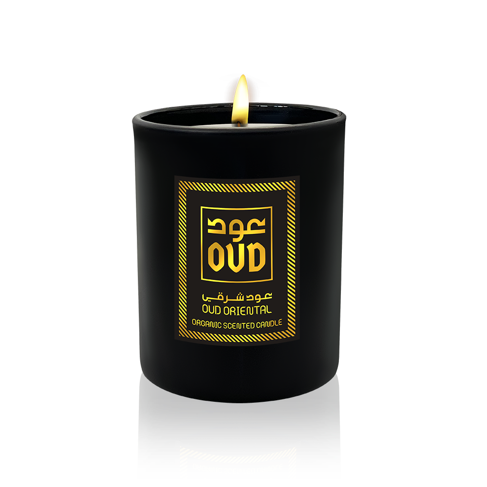 ORGANIC SCENTED CANDLE (220ML) - Oriental Oud